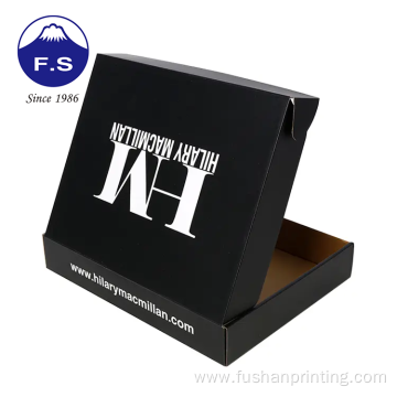 Luxury Black Cardboard Paper Packaging Box For Sweater